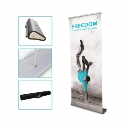 Roll up pour stand transportable